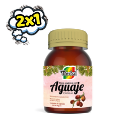Cápsulas de Aguaje y Maca