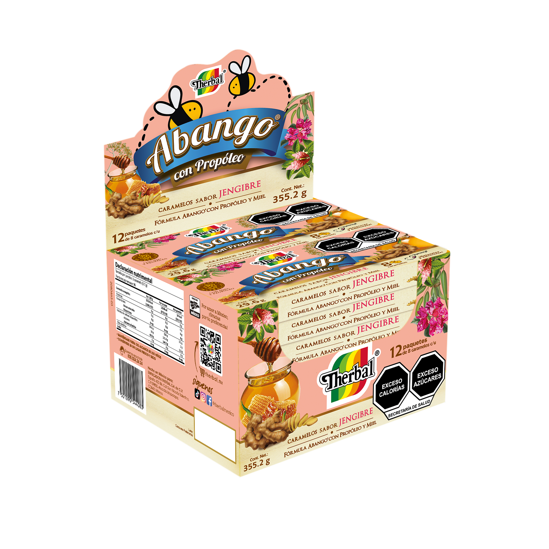 Caramelos Abango con Propóleo y Jengibre